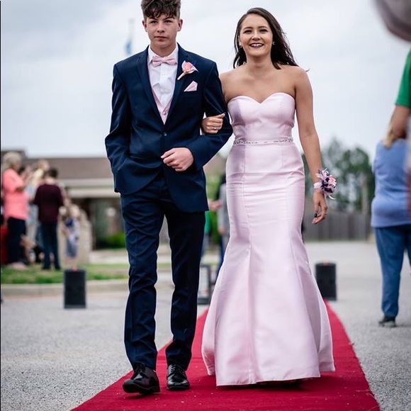 Light Pink Prom Dress - Picture 1 of 3